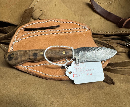 Ready to Ship! Knife #2 Burl Pecan